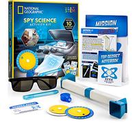 National Geographic Kit de Science Espion - Ensemble d'activités d'espionnage pour Enfants, Complet 10 Missions d'espionnage secrètes avec Gadgets espions pour Enfants et équipement d'espion, kit de