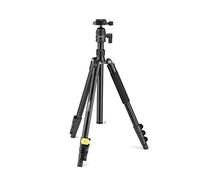 National Geographic - Kit trépied Photo de Voyage avec Monopode, Aluminium, verrous à Levier, Charge jusqu'à 6 kg, Sac de Transport, tête à rotule, dégagement Rapide