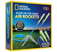 National Geographic Lance-Fusées à Air pour Enfants - Lancements Jusqu’à 30 m, Fusées Luminescentes, Jouet de Plein Air pour Enfants de 8 à 12 Ans