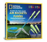 National Geographic Lance-Fusées à Air pour Enfants - Lancements Jusqu’à 30 m, Fusées Luminescentes, Jouet de Plein Air pour Enfants de 8 à 12 Ans