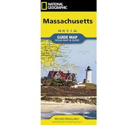 National Geographic Massachusetts Guide Map: Road Map & Guide