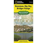 National Geographic Montana Bozeman, Big Sky, Bridger Range: Trails Illustrated Topographic Map