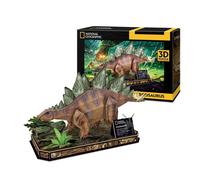 National Geographic Puzzle 3D en bois Stegosaurus 62 pièces