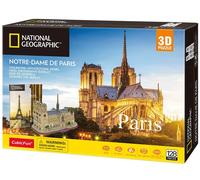 National Geographic Puzzle 3d Notre-Dame World Brands Ds0986h
