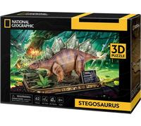 National Geographic - Puzzle 3D Stegosaurus Puzzle 3D Enfant Puzzles 3D Dinosaure De National Geographic Puzzles 3D Modèles À Assembler 62 Pièces