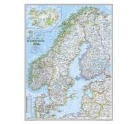 National Geographic Scandinavia Wall Map - Classic (23.5 X 30.25 In)