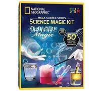 National Geographic Science Magic Kit - Kit Scientifique pour Enfants avec 50 Expériences Uniques et Tours de Magie, Ensemble de Chimie et Projet STEM, Un Excellent Cadeau pour Garçons et Filles