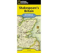 National Geographic Shakespeare's Britain Map - folded: (folded with flags and facts)