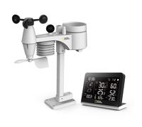 NATIONAL GEOGRAPHIC Station météo radio SC avec capteur extérieur 8-en-1 et changement de couleur