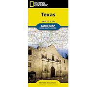 National Geographic Texas Guide Map