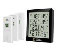 NATIONAL GEOGRAPHIC Thermohygromètre pour 4 points de mesure G