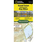 National Geographic Topographic Map Guide 2022 Grand Teton National Park Day Hikes Map