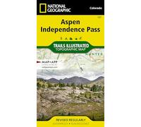 National Geographic Trails Illustrated Aspen / Independence Pass Topographic Map: Colorado