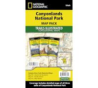 National Geographic – Pack de cartes Trails Illustrated Canyonlands National Park