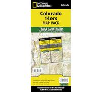 National Geographic Pack de cartes Trails Illustrated Colorado 14ers