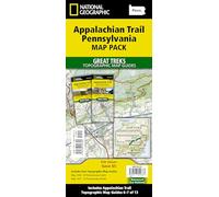 National Geographic Trails Illustrated Map 2020 Appalachian Trail: Pennsylvania Map Pack Bundle