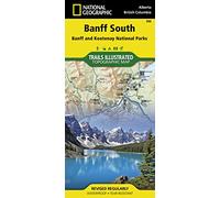 National Geographic Trails Illustrated Map Banff South Banff and Kootenay National Parks Alberta British Columbia-