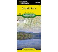 National Geographic Trails Illustrated Map Catskill Park New York, USA