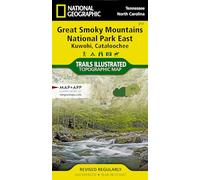 National Geographic Trails Illustrated Map Clingmans Dome / Cataloochee, Great Smoky Mtns National Park Tennessee North Carolina