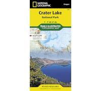 National Geographic Trails Illustrated Map, Crater Lake National Park Oregon, USA