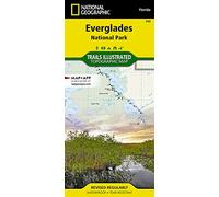 National Geographic Trails Illustrated Map Everglades National Park, Florida, USA