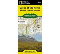 National Geographic Trails Illustrated Map Gates of the Arctic, National Park and Preserve, Alaska, USA
