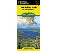 National Geographic Trails Illustrated Map Lake Tahoe Basin, USDA Forest Service: California / Nevada, USA