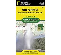 National Geographic Trails Illustrated Map Old Faithful: Yellowstone National Park SW Wyoming / Montana / Idaho, USA