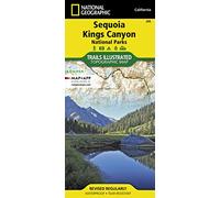 National Geographic Trails Illustrated Map Sequoia/Kings Canyon National Parks California, USA