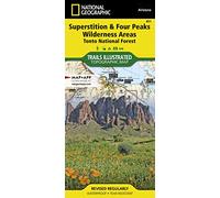 National Geographic Trails Illustrated Map Superstition & Four Peaks Wilderness Areas, Tonto National Forest: Arizona