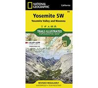 National Geographic Trails Illustrated Map Yosemite SW: Yosemite Valley & Wawona, California USA