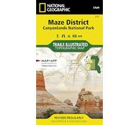National Geographic Trails Illustrated Maze District Canyonlands National Park: Utah