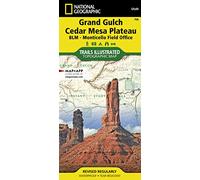 National Geographic Trails Illustrated Topographic Map Grand Gulch, Cedar Mesa Plateau BLM-Montocello Field Office, Utal
