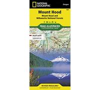 National Geographic Carte topographique Trails Illustrated Mount Hood et Willamette National Forests