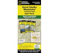 National Geographic Trails Illustrated Topographic Maps Great Smoky Mountains National Park Map Pack