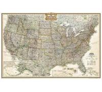 United States Executive Poster Size Map: Wall Maps U.s..