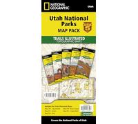 National Geographic Pack de cartes des parcs nationaux de l'Utah