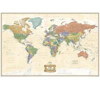 National Geographic World Wall Map: Explorer Executive (91 x 61 cm)