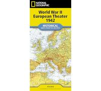 National Geographic Wwii European Theater Map (Folded from the Archives)