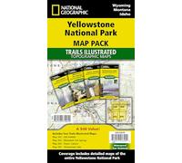National Geographic Yellowstone National Park Map Pack: Trails Illustrated Topographic Maps