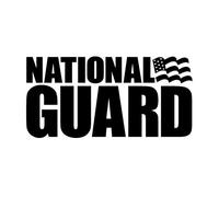 National Guard Vinyl Decal Window Sticker Graphic Auto Wall Laptop Cell Phone, Die Cut Vinyl Decal for Windows, Cars, Trucks, Tool Boxes, laptops, MacBook - virtually Any Hard, Smooth Surface