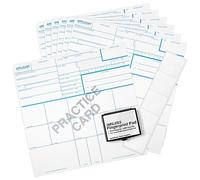 National Gun Trusts - Fabriqué aux États-Unis - Kit complet de cartes d'empreintes digitales FD-258 2025 (6 cartes + 1 carte d'entraînement) avec tampon encreur réutilisable, onglets correcteurs