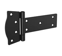 National Hardware Mountain Modern T Lot de 2 charnières de portail noires N166-030 15,2 cm