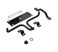 National Hardware N236-729 Stall and Gate Latch, 0, Black