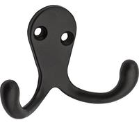 National Hardware N330-829 163 Double Clothes Hooks in Oil Rubbed Bronze, 2 piece