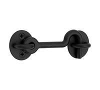 National Hardware N700-153 Verrou de porte à crochet de confidentialité, 10,2 cm, noir mat