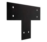 National Hardware N800-213 Sangle décorative en T pour arcs de jardin et lits surélevés 5 x 17 1/2 x 11 1/4, Indio, noir