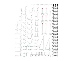 National Hardware S819-841 CD8377 51 Piece Peg Board Hook Kit in Zinc