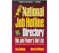National Job Hotline Directory, NATIONAL JOB HOTLINE DIRECTORY Marcia Williams, Sue Cubbage (Auteur)