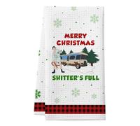 National Lampoons Cadeau de vacances de Noël, serviette de Noël amusante, cadeau de Noël mignon pour la cuisine, la salle de bain, cadeau de Noël fantaisie